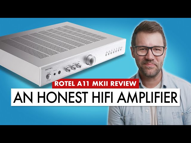 A GREAT AMPLIFIER to Get Started in HIFI - ROTEL A11 MKII Review class=