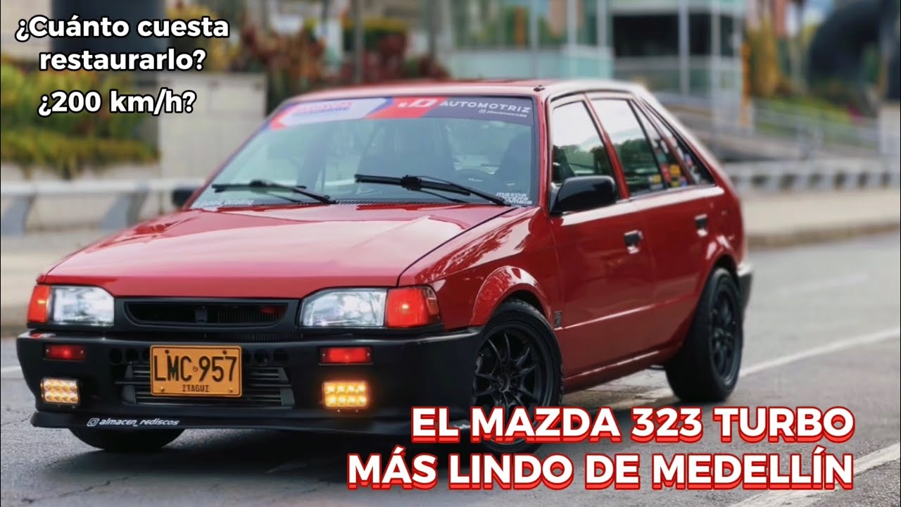 MAZDA 323 Turbo🔥 | El más bonito de Medellín 😮‍💨