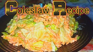 How to Make Coleslaw | Homemade Coleslaw Recipe | KFC Style Coleslaw | سلطه كلوسلو