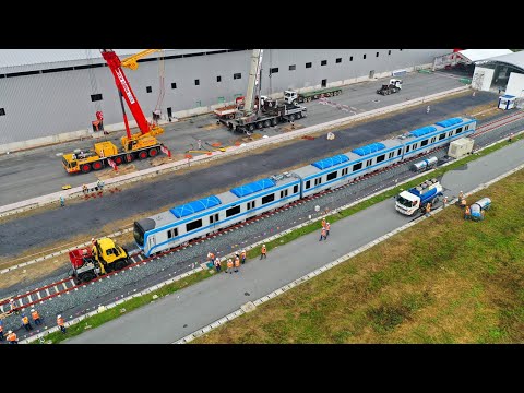 Tổng hợp hình ảnh 6 toa tàu mới và toàn tuyến Metro số 1 dài 19.7km qua tất cả 14 nhà ga