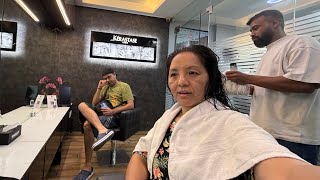 Husband’s Pehli Baar Luxury Salon Experience at 41 | Worth It Ya Bakwaas? Tibetan Vlogger || Mundgod Salon 41
