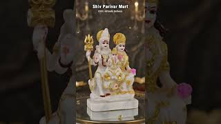 Shiv Parivar Murti | Beautiful Marble Shiv Family Statue | Handcrafted Makrana Marble Murti