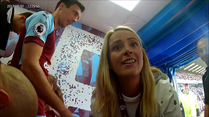 Frankie Townsend Premier League Mascot Burnley Vs ...