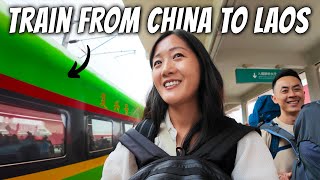 Crossing The Border From CHINA To LAOS By HighSpeed Train  (Kunming To Luang Prabang)