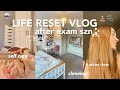 Life reset vlog  getting my life together cleaning  post exam advice 