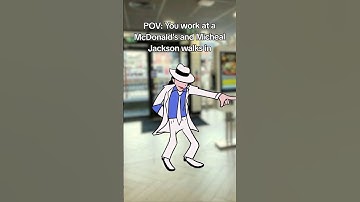 Micheal Jackson at a McDonald