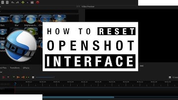 How to reset openshot interface | Openshot video editor tutorial (hindi) | Openshot video editor