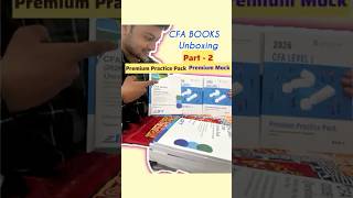 #1 CFA Level 1 Books: A Complete Guide With Unboxing ( Part - 2 ) #unboxing