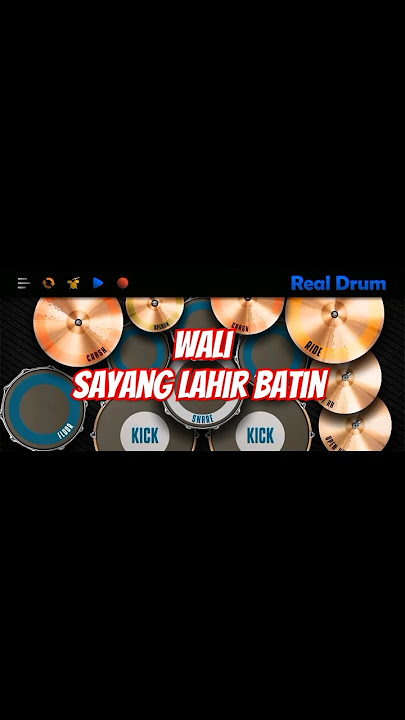 Real drum || Wali - Sayang lahir batin #shorts #realdrum #fyp