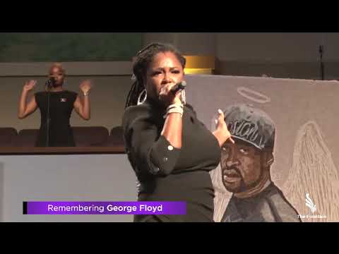 Nakitta Foxx "We Offer Praise" at George Floyd's Funeral  #GeorgeFloyd #GeorgeFloydFuneral