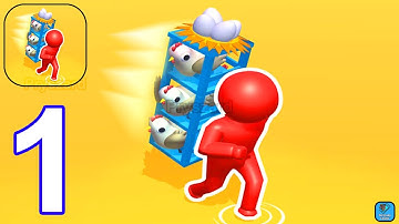 Catch The Hen - Gameplay Walkthrough Part 1 Tutorial Catch The Chicken Farm (Android, iOS)