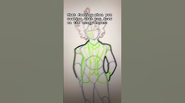 When you draw on the wrong layer: || #art #digitalart