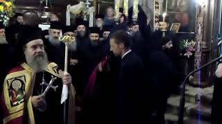 Πανηγυρικός εσπερινός στη Μονή Φανερωμένης