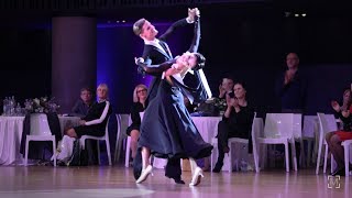 【マディスアベル アレクサンドラガルキナ スローフォックストロット】Madis Abel - Aleksandra Galkina, EST | 2019 PODF Prague | WDSF WO STD - solo SF