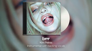 Kim Petras - Brrr Karaoke Instrumental With Backing Vocals