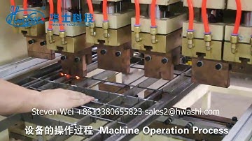 HWASHI Automatic Wire Mesh Welding Machine for wire shelf