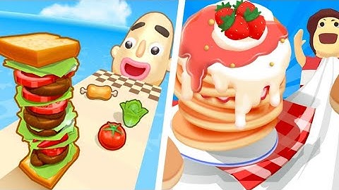 Sandwich runner | Pancake-Run - All Level Gameplay android,iOS - NEW APK UPDATE