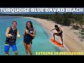 TURQUOISE BLUE DAVAO BEACH - Extreme Filipino Skimboarding In Mati (Kumander Daot Trip)