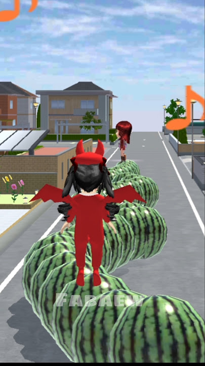 Pranking my neighbor's sister #shorts #sakuraschoolsimulator #sakuragame #fabaew