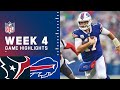 Texans vs. Bills Week 4 Highlights | NFL 2021