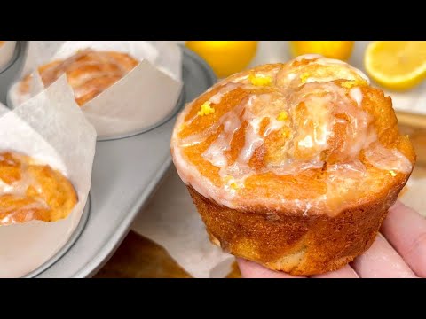 Gotez le Muffin au Citron entier! Recette Irrsistible! Moelleux et dlicieux !