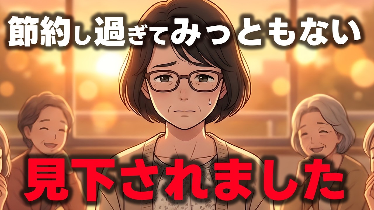 「節約し過ぎてみっともない」と見下されて、我慢の限界が来た物語｜シニアライフ｜老後｜シニア物語