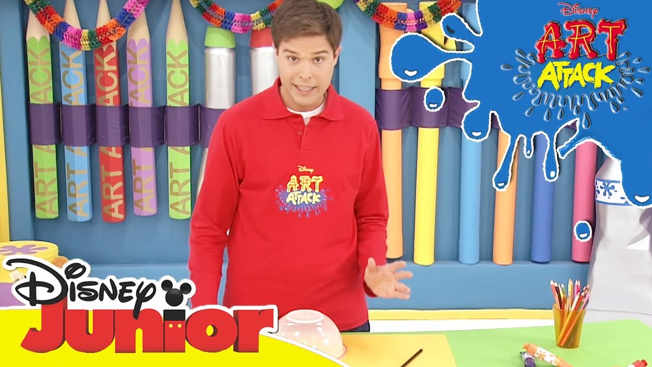 Art Attack Bastelclip #16 - Partypötte | Disney Junior - YouTube