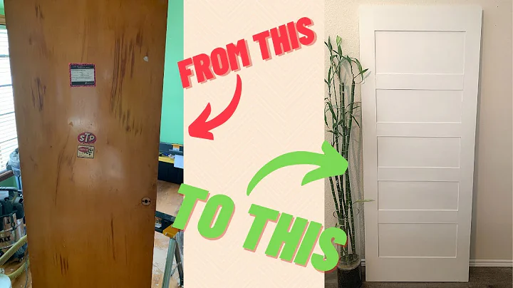 MAKE A FIVE PANEL DOOR (UNDER $15 DIY) - DayDayNews