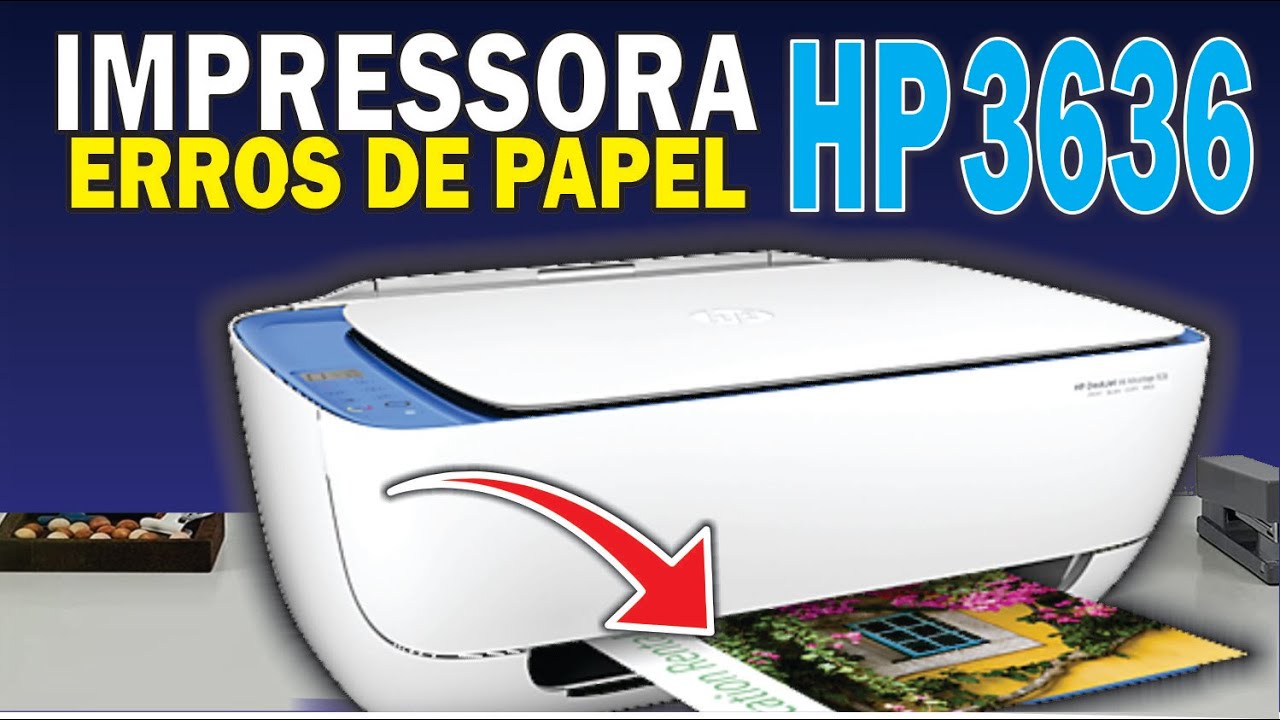 HP Como Resolver Erros De PAPEL YouTube