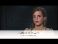 Emma Watson interviewed about @officialsanta by Empire News Editor Chris Hewitt