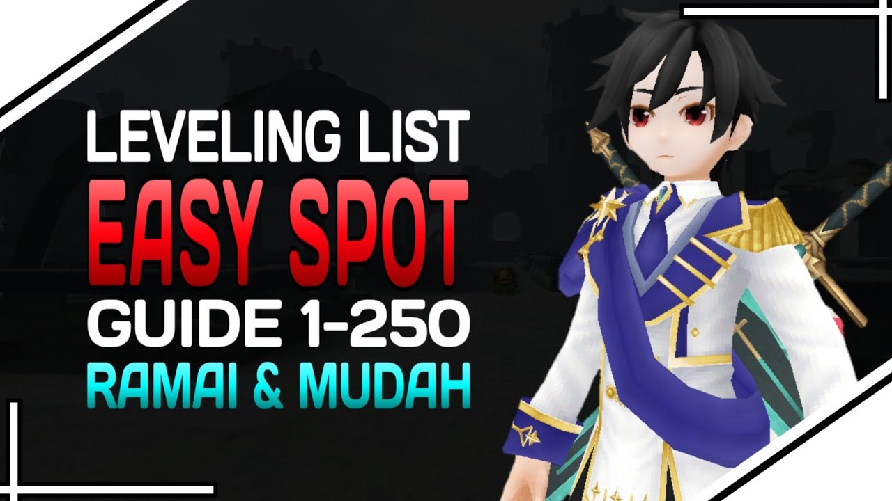 Leveling Toram 1 250 easy Spot YouTube Leveling Toram 1 250 easy Spot YouTube