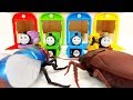 Tayo the little bus garage &amp; Hulk funny insect story toy monster, Thomas and Friends