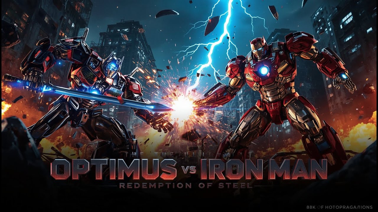 Optimus Prime vs Iron Man: The Ultimate Clash | Redemption of Steel (Epic AI Cinematic Battle)