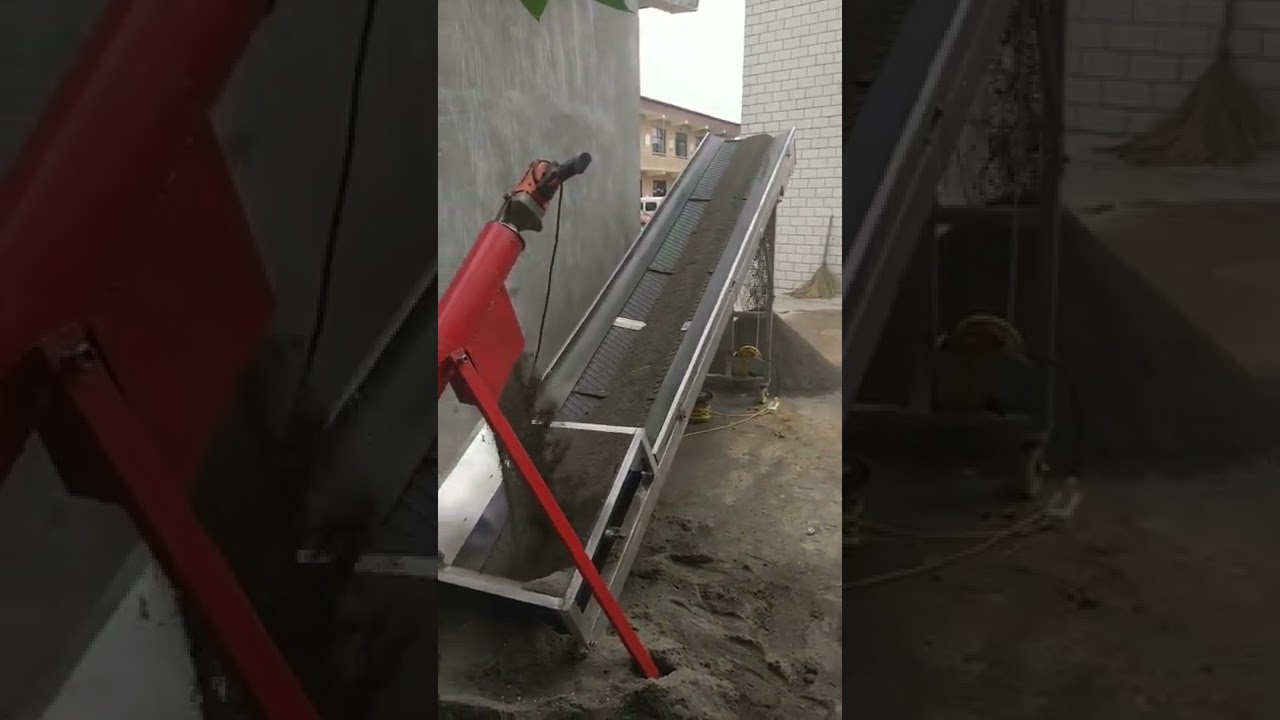 Sand pumping machine, conveyor belt, perfect combination, load-bearing 800 catties,