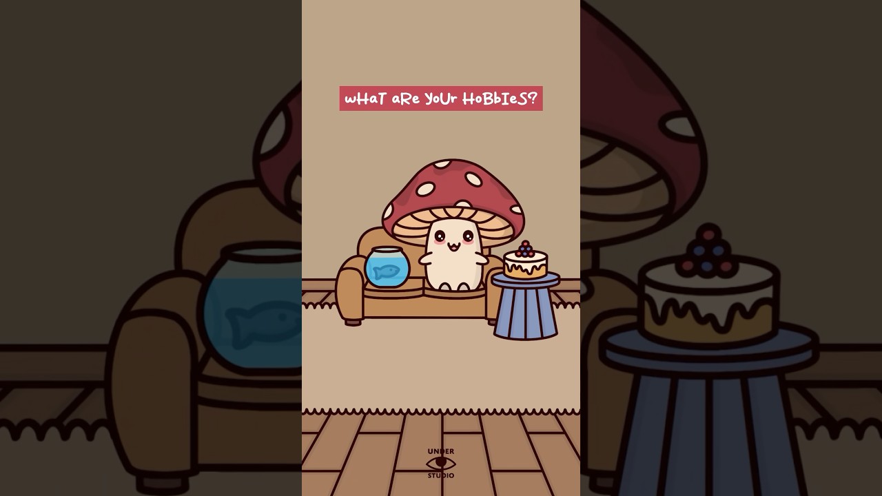 My Hobbies 🍄 Mushie At Home | Relatable Animation Meme | Original Audio: @Dev-Bajwa