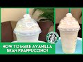 HOW TO MAKE A STARBUCKS VANILLA BEAN FRAPPUCCINO!