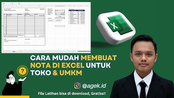 Cara Mudah Membuat Nota di Excel untuk Toko & UMKM