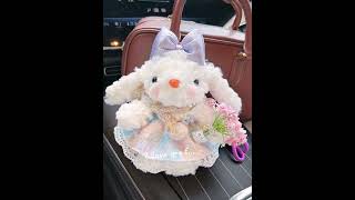 These fluffy bunnies just stole my heart🐰💖#bagcharm #keychain #fluffybunny #cute #cutethings