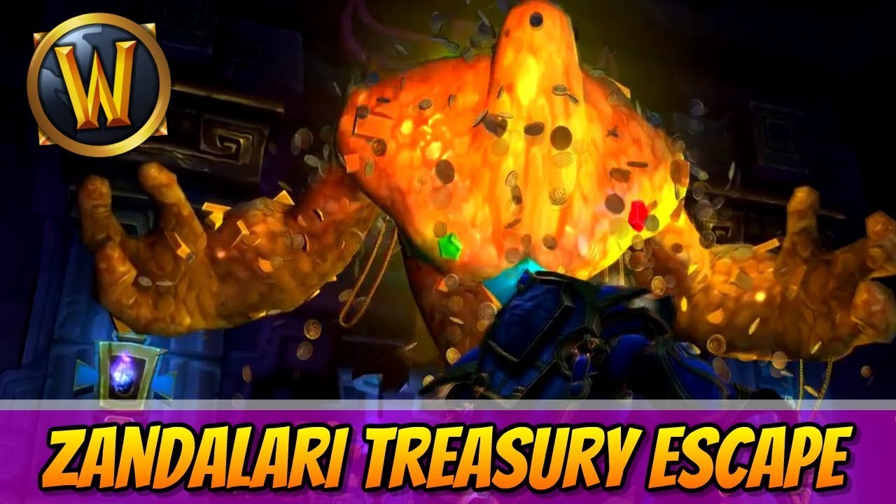 Zandalari Treasury Escape Cutscene | WoW Patch 8.1 - Battle For Azeroth