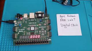 ECE 3300L Digital Clock (Stopwatch)