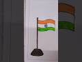 🇮🇳 Beautiful Indian Flag Drawing | Tiranga Art With Love ❤️ | Easy Flag Drawing #indianflag #art