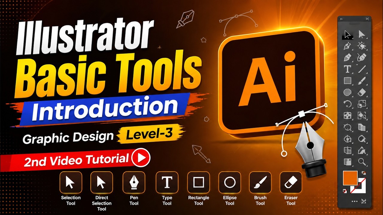 Adobe Illustrator Tools Introduction NSDA Graphic Design L3 - YouTube