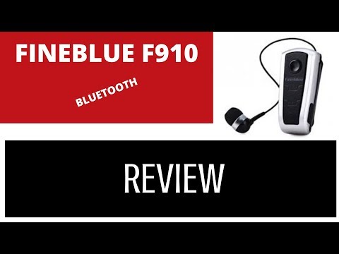 Fineblue F910  Bluetooth Headset Hands On Review {Greek}