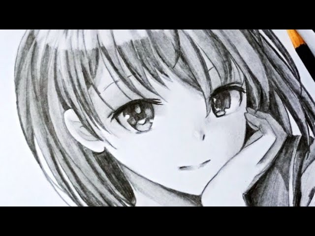 Anime drawing, pencil drawing : r/learntodraw