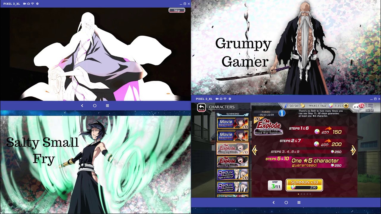 Movie Selection 1 Summons in Bleach Brave Souls