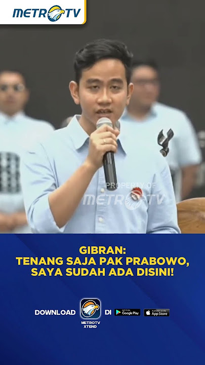 Gibran : 'Tenang Saja Pak Prabowo, Saya Sudah ada DISINI!' #shorts