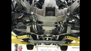 Time Machine Part 12.  Custom 57 Chevy LS Swap Exhaust fabrication gets completed !!