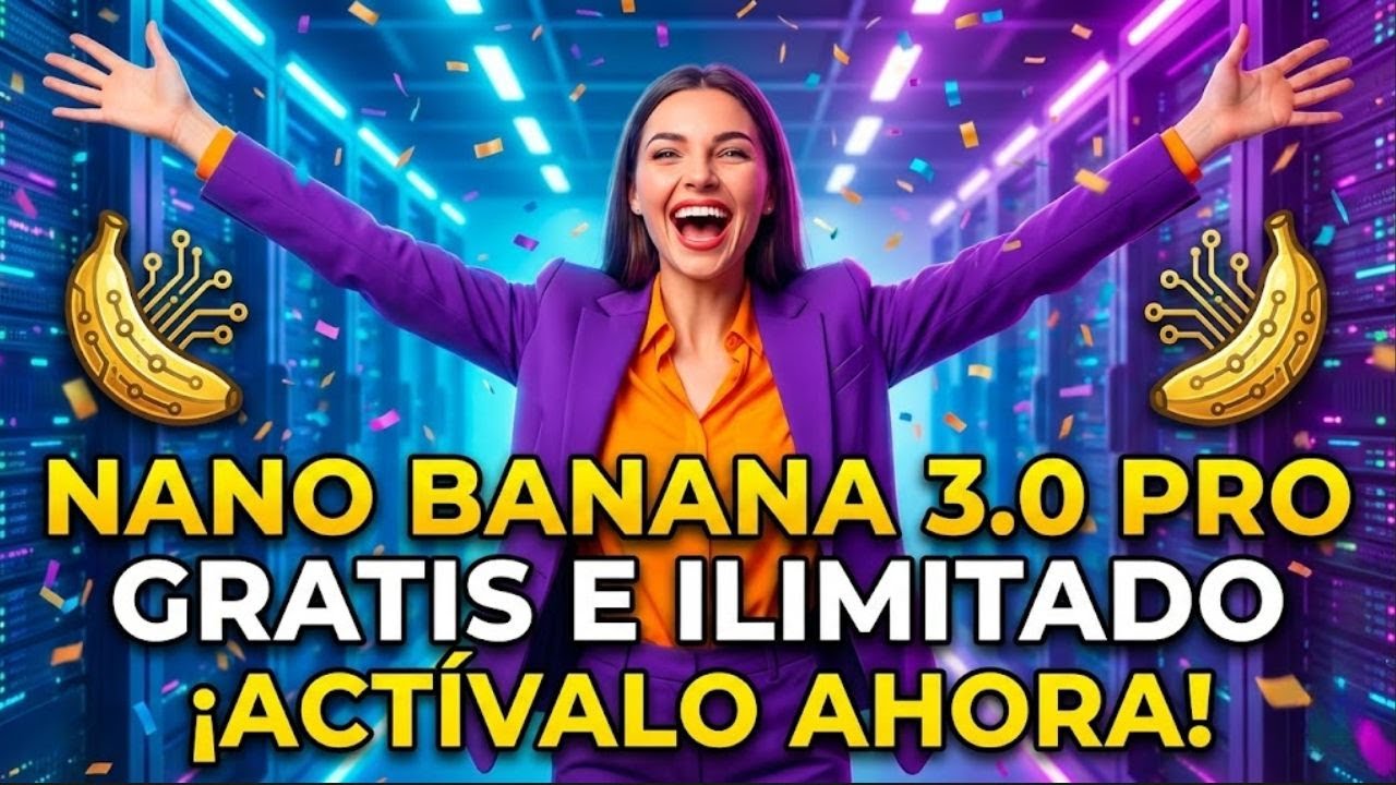 🍌NANO BANANA PRO ¡GRATIS E ILIMITADO! (Tutorial 2026) Activa todo el poder de Gemini de Google🎯 🤫