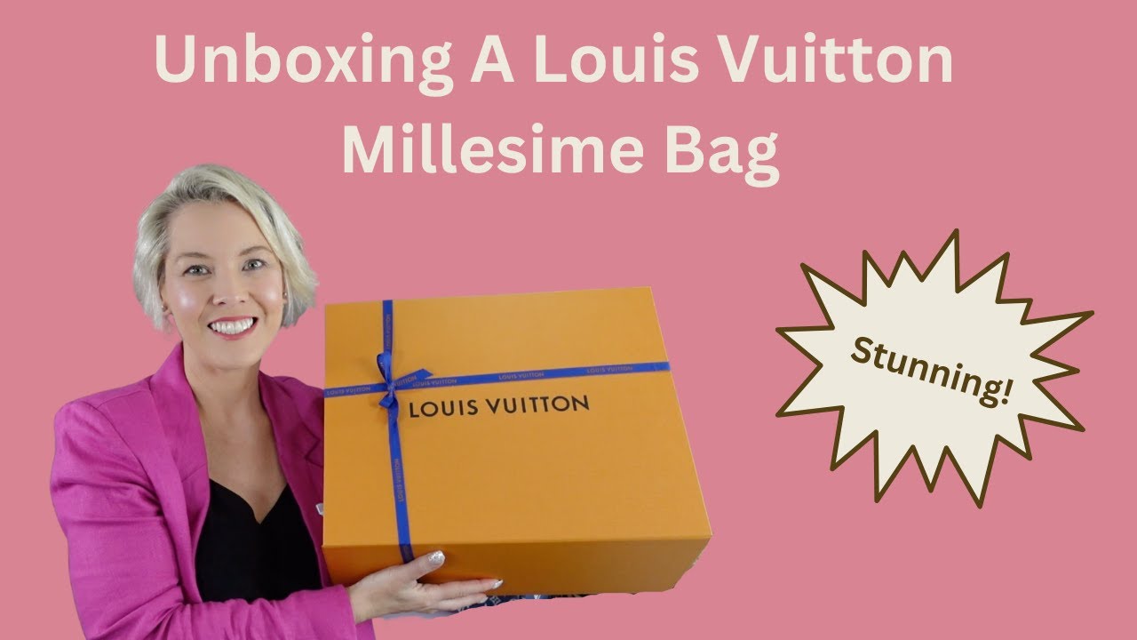 Unboxing A Louis Vuitton Millesime Bag! 