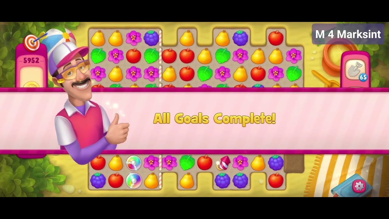 PLAYRIX GARDENSCAPES || GARDENSCAPES Level clearing || Marathon LEVEL Clearing || From 5952 to 5962